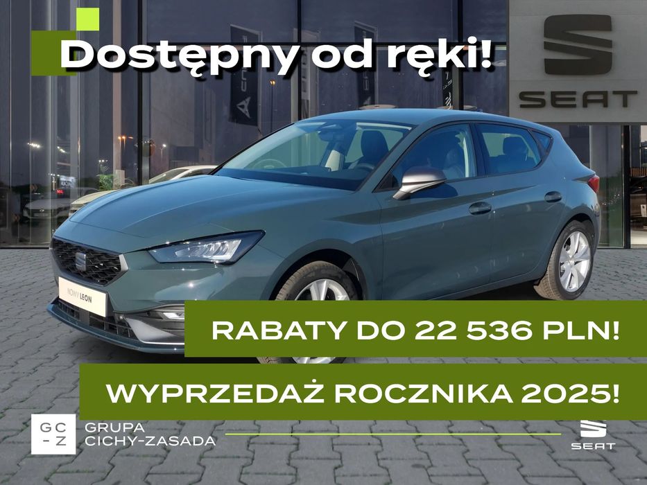 Seat Leon 1.5 eTSI 150 KM 7-biegowa automatyczna - DSG, WYPRZEDAŻ 2025, OD RĘKI!