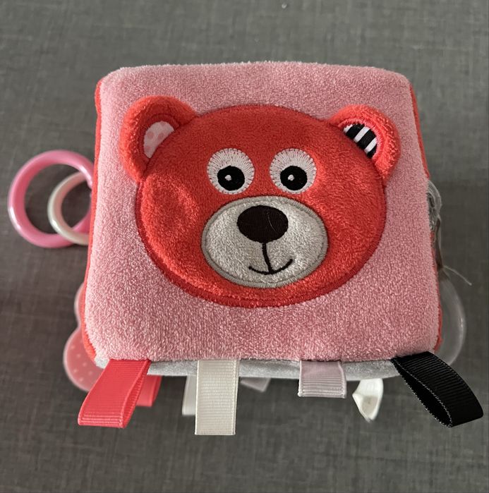 Pluszowa kostka sensoryczna