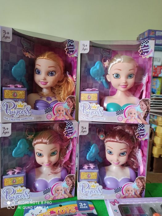 Набір перукаря Лялька кукла манекен для зачіски макіяжу голова