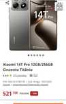 Xiaomi  14T Pro  5G 12GB/256GB Cinzento Titanium Selado Aceito Reto