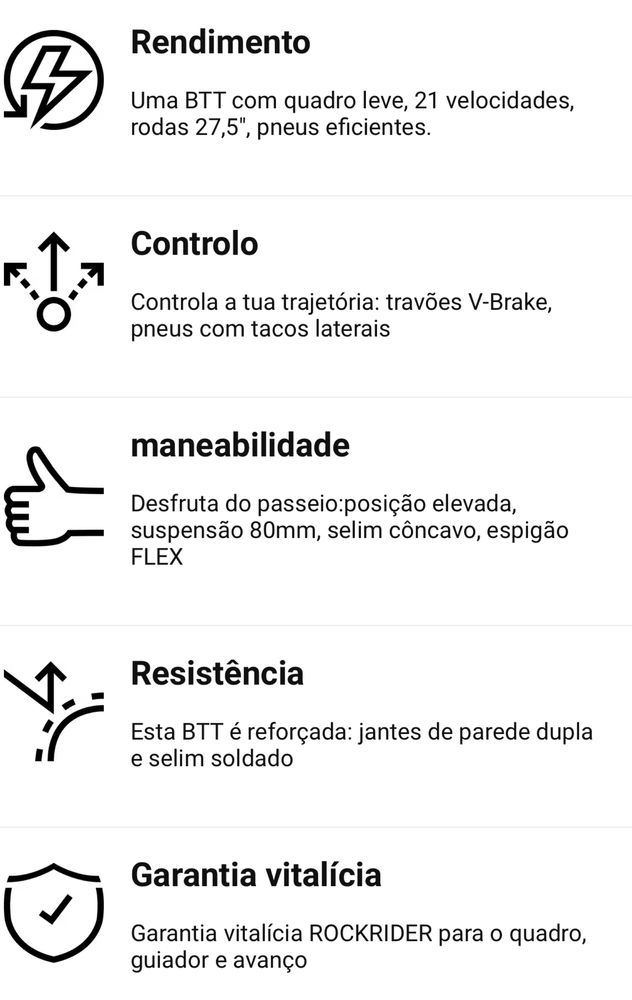 Bicicleta BTT de Passeio EXPL 50 Cinzento-escuro