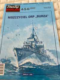 Mały Modelarz niszczyciel Burza 4-5-6/2022