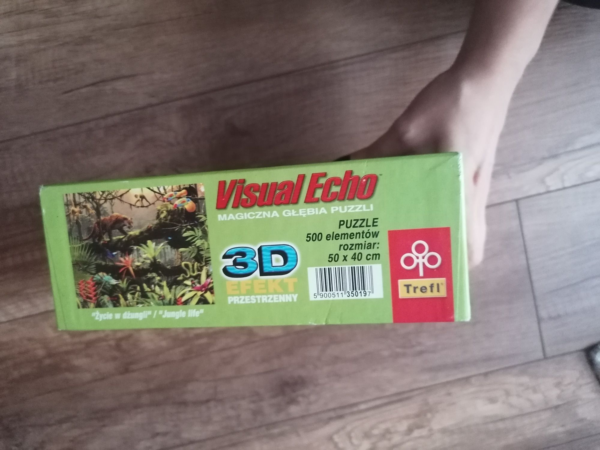 Trefl Puzzle 3D 500 elementów Visual Echo Życie w dżungli