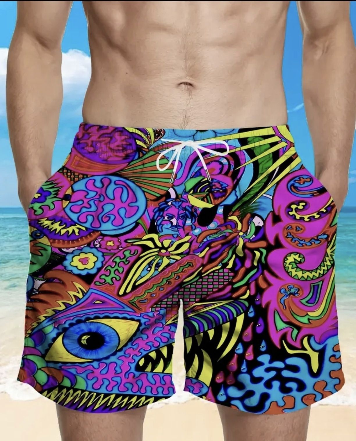 Nowe czadowe spodenki na plażę  M