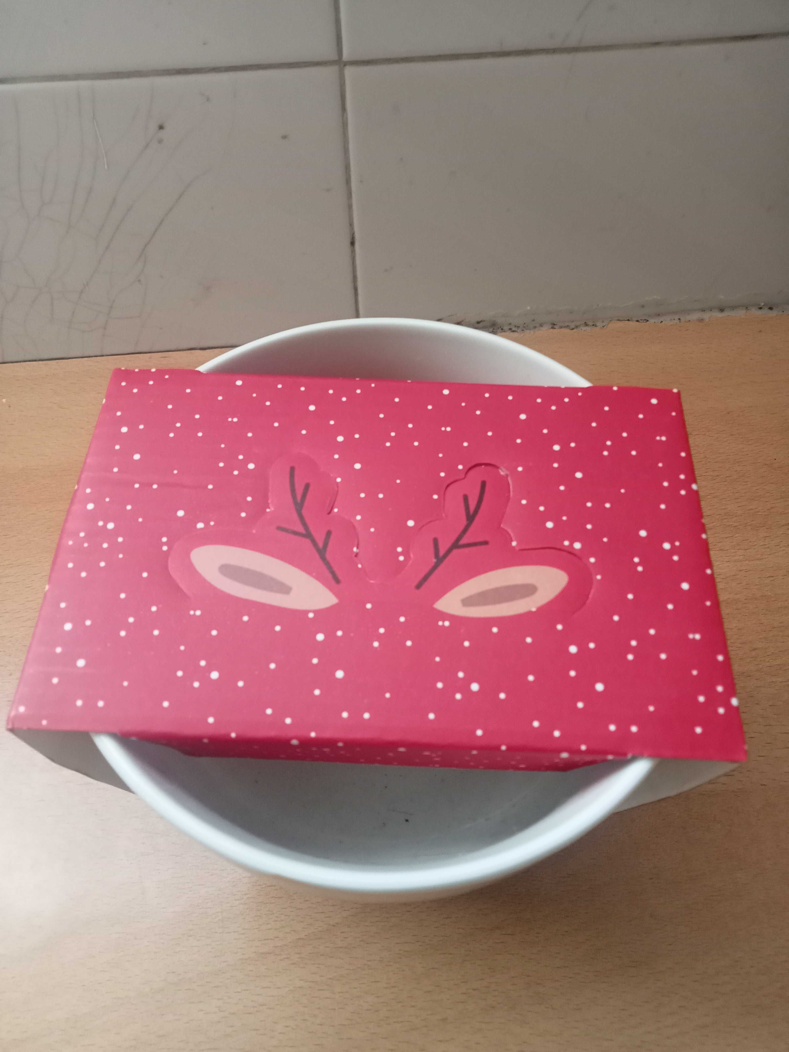 Caneca e taça cereais Rena NOVO