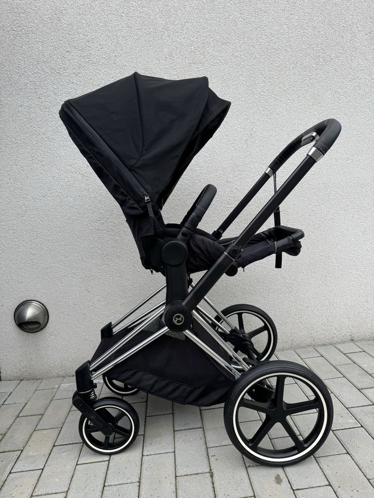 Cybex Priam 2.0 2w1 Deep Black / Chrome Black