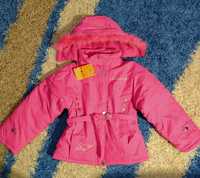 Куртка зимняя на девочку 6-8 лет