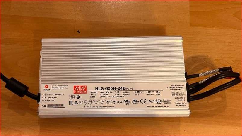 Mean Well HLG-600H-12A Zasilacz impulsowy