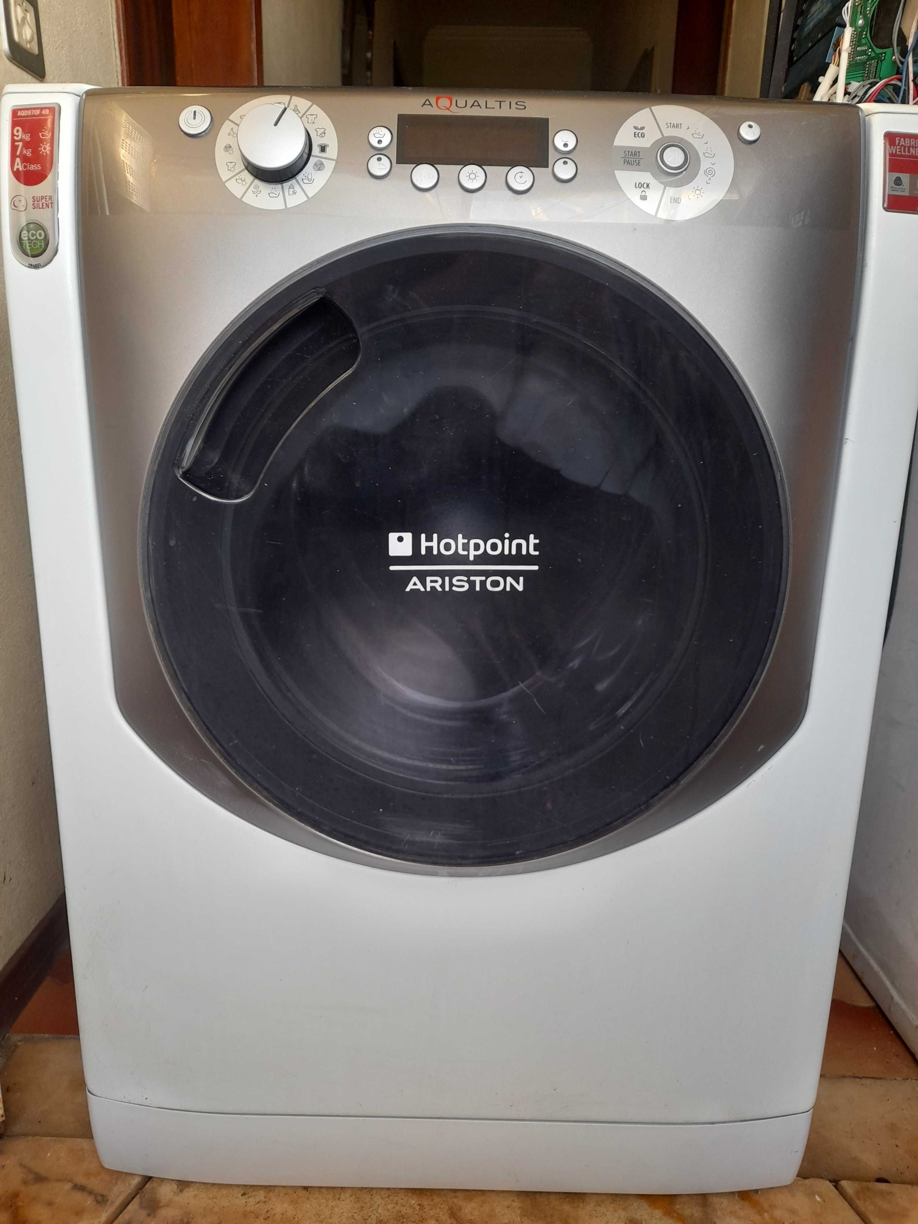 maquina de lavar e secar roupa Aqualtis 9 quilos seca 7  1400 rpm