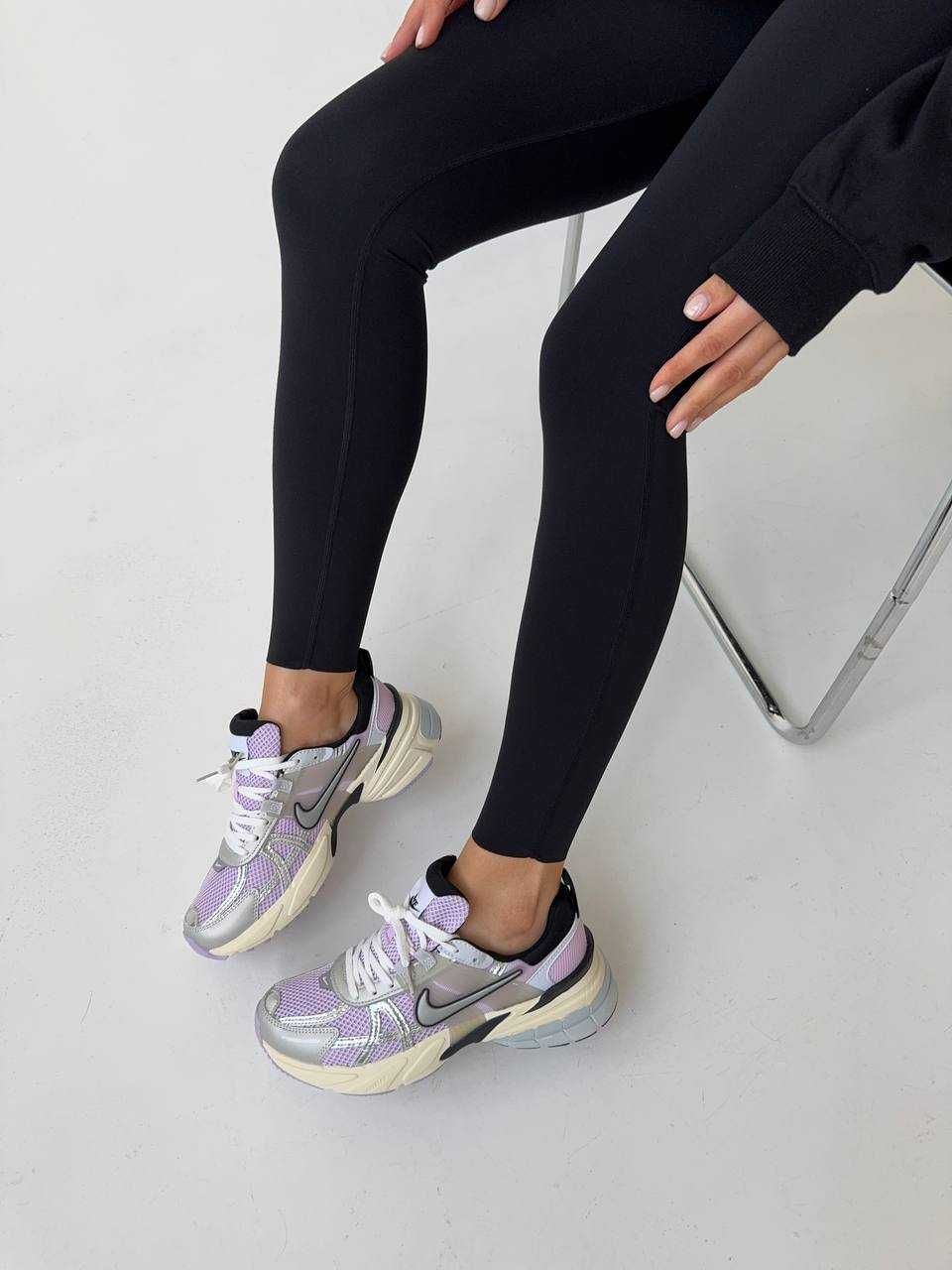 Кросівки Nike V2K Runtekk Purple/Silver premium