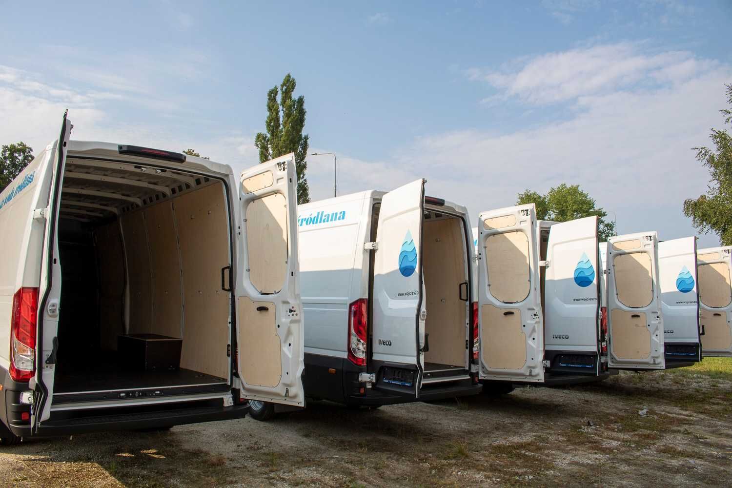 Zabudowa furgonu/busa ze sklejki Fiat Peugeot Opel VW Citroen Toyota
