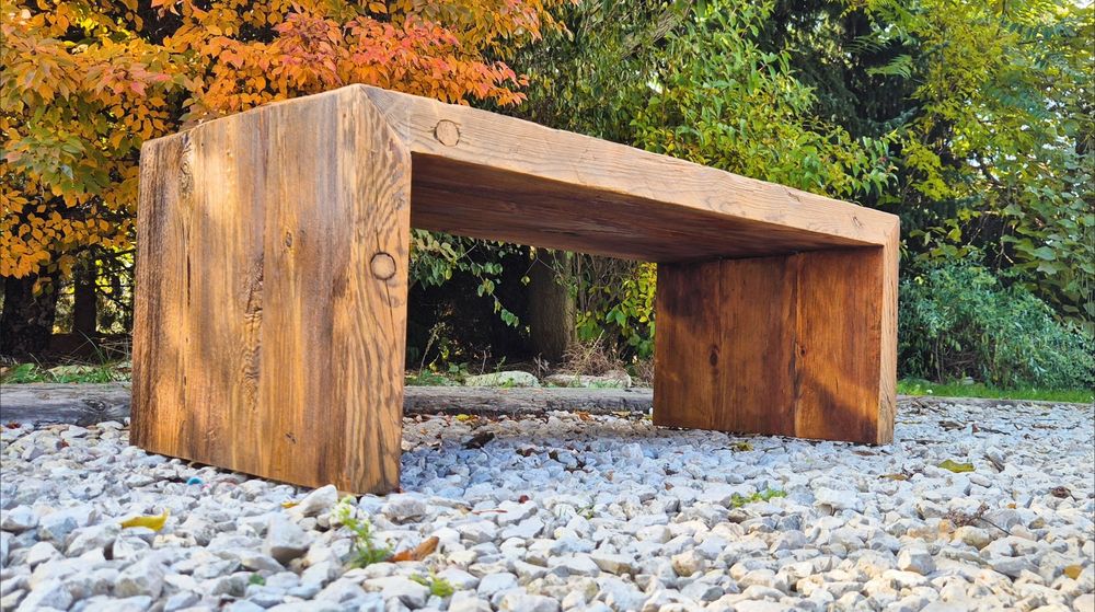 Stolik kawowy, ława, konsola, stare drewno, loft, boho,  rustykalna,