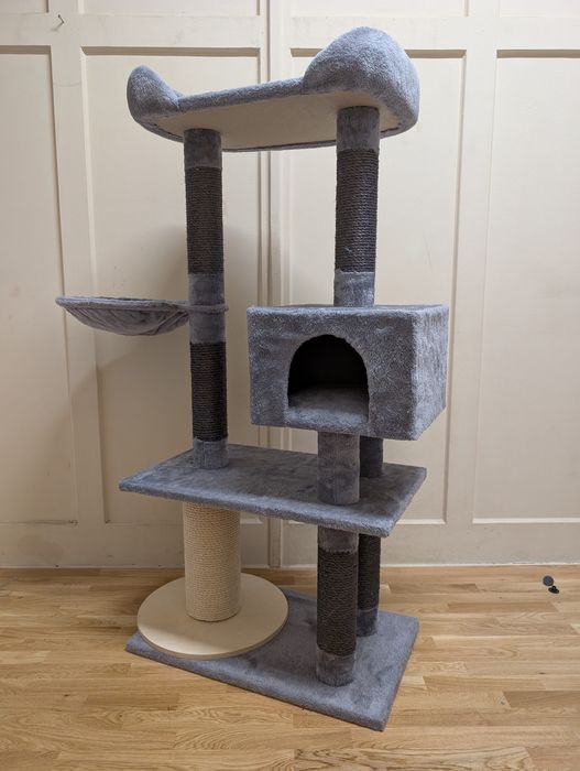 Nox Drapak dla Kota Ciemnoszary 95x42x135cm Używany DUŻY