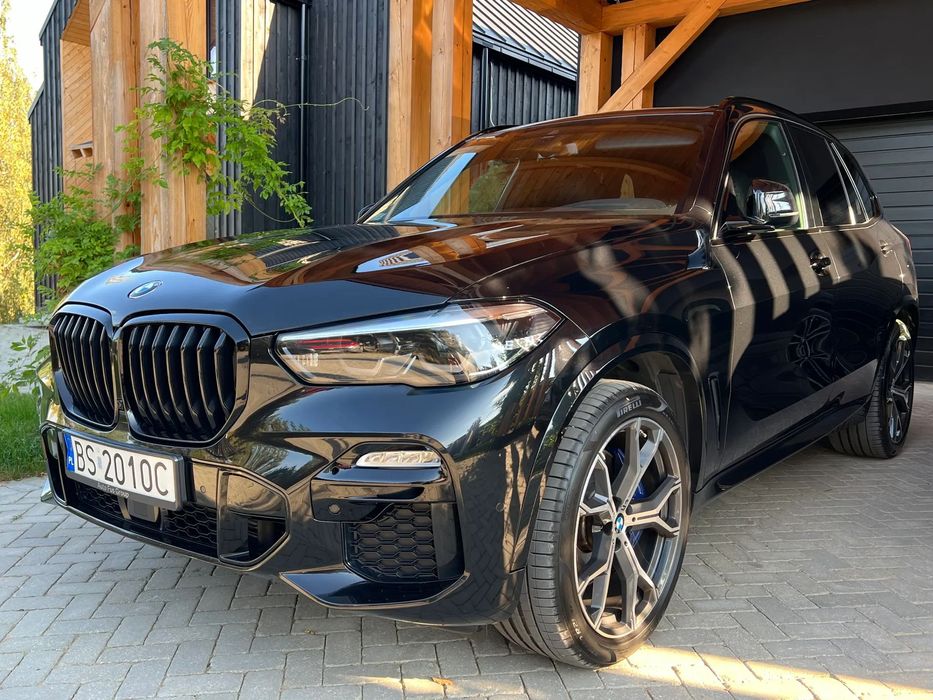 BMW X5 Salon Polska, Faktura VAT, Hak, cały czarny z zew i wew. I właściciel