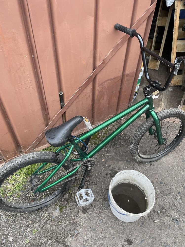 велик bmx 5 зеленый бмх бэмик