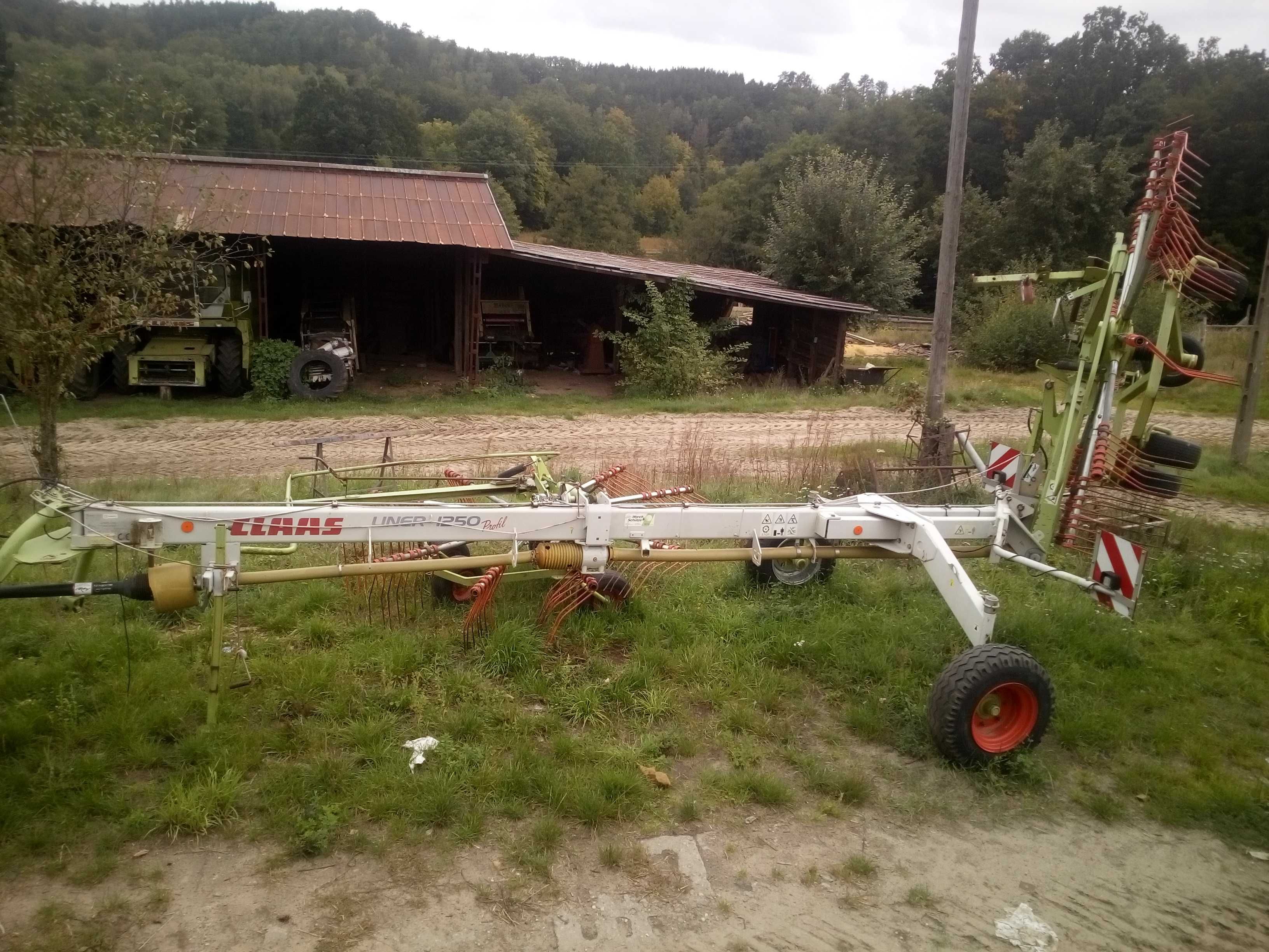 zgrabiarka claas liner 1550/1250 profil przegrabiarka class