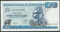 Zimbabwe 2 dolary 1994 - AC - stan bankowy UNC