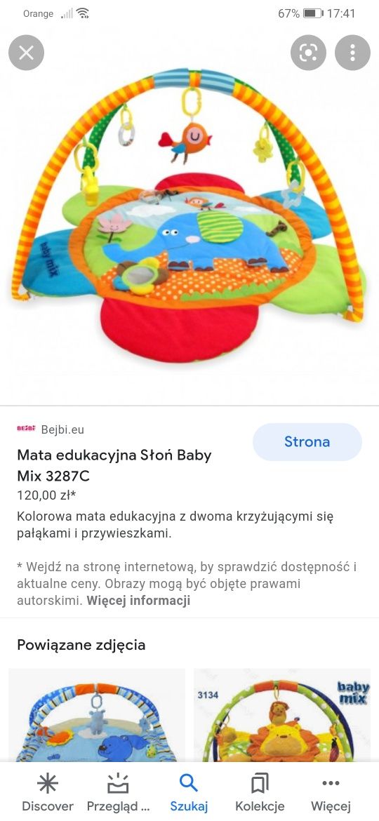 Mata edukacyjna Baby Mix