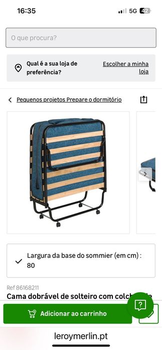 Duas camas divã com colchão