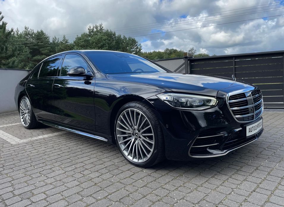 Mercedes-Benz Klasa S 580 4Matic Long_AMG_Salon Polska_Oś skrętna_Night_Digital Light_FV 23%
