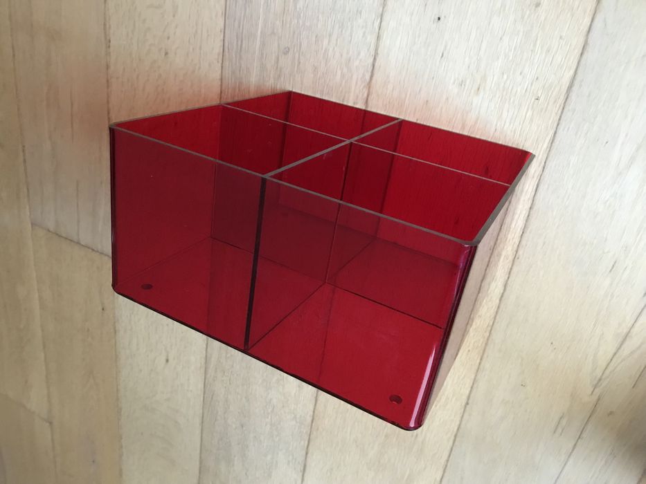 Caixa de arrumação acrílica