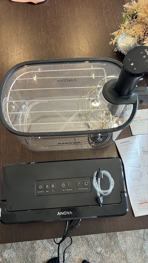 Sous vide e seladora nova