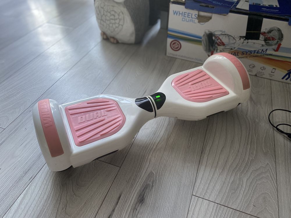 hoverboard skymaster różowo-biały || deskorolka elektryczna