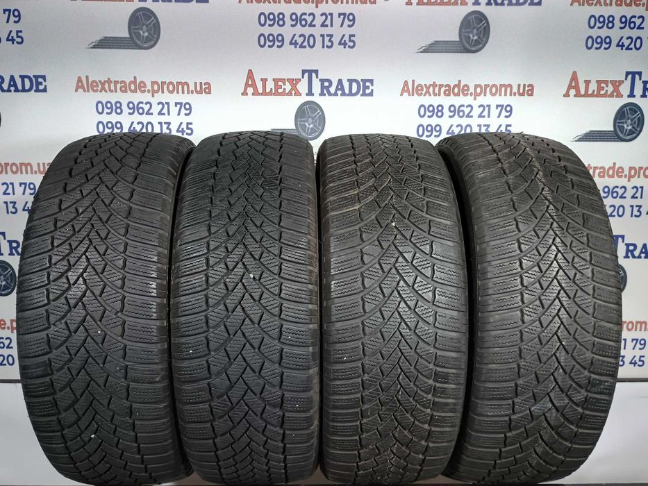 4 шт. 205/55 R17 Bridgestone Blizzak LM005 зимові шини бу, 2021 рік