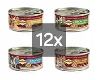 Carnilove 12x 100g + Gratis, Mix Smaków Puszka Wild Cat Adult Brit Kot