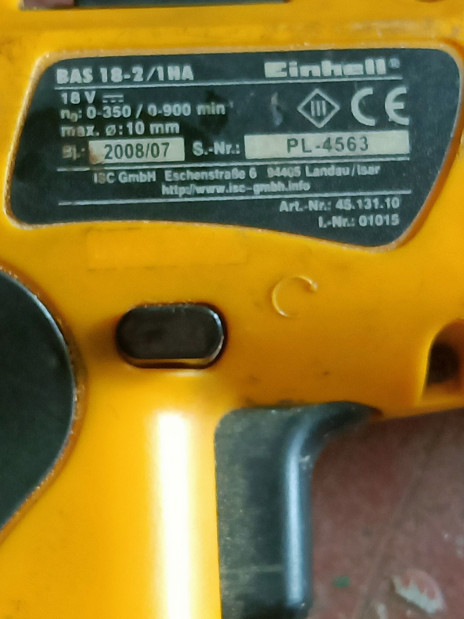 Wkrętarka Einhell bavaria BAS 18-2/1HA
