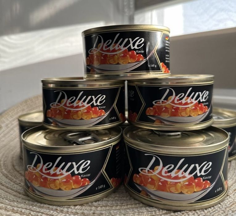 Ікра червона красная икра 140 грам Ікра ЖБ чорна ікра опт