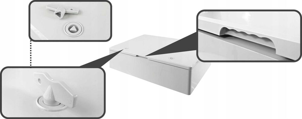 Skrzynka Natynkowa Elektryczna 40CM z Całym Zestawem Montażowym