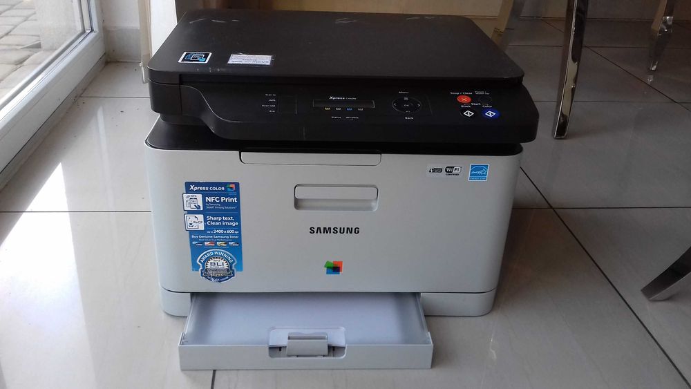 Drukarka kolorowa laserowa skaner kopiarka WiFi po serwisie