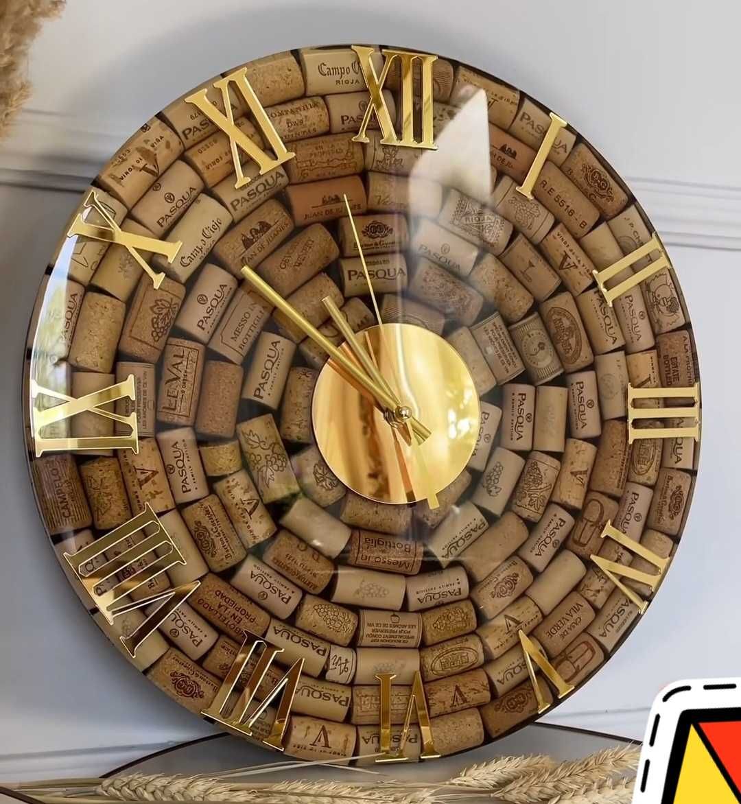 Relógio de resina epóxi personalizado