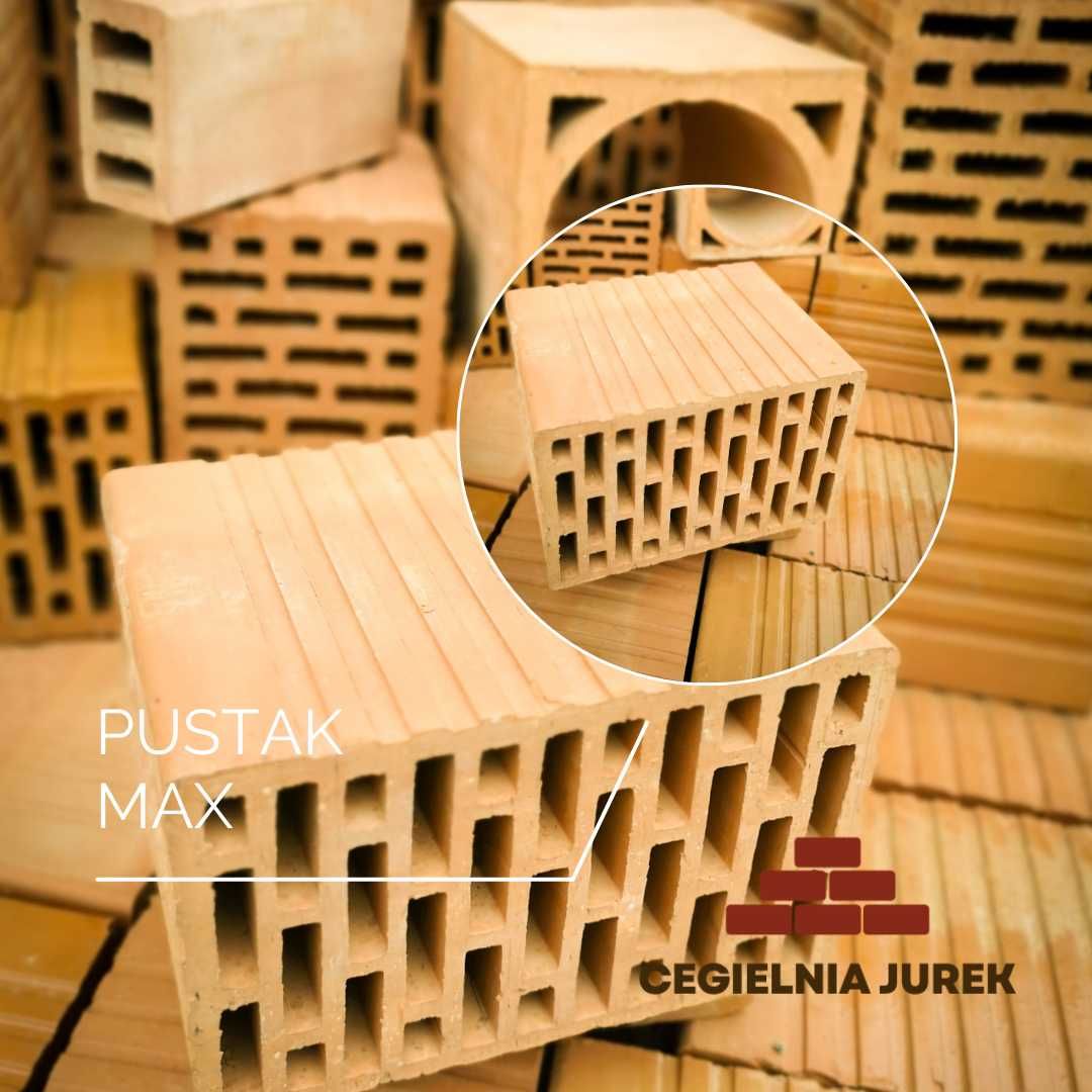 Pustak MAX 220 - Cegła -Producent - Cegielnia Jurek