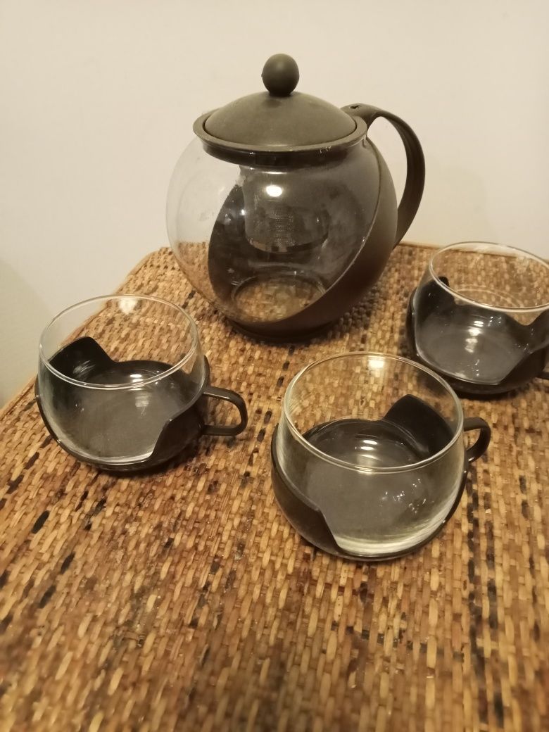 Conjunto de chá e bule
