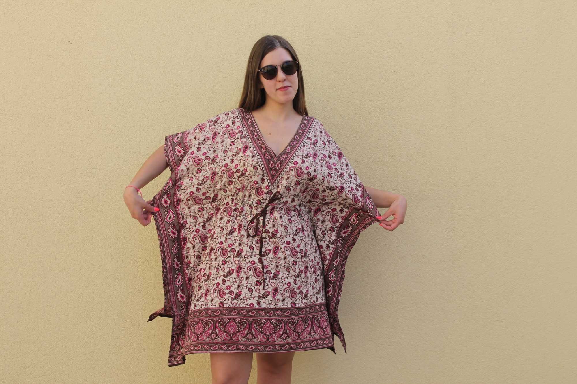 * SALDOS* ponchos /saida de praia 136 cm de comprim   100% poliester