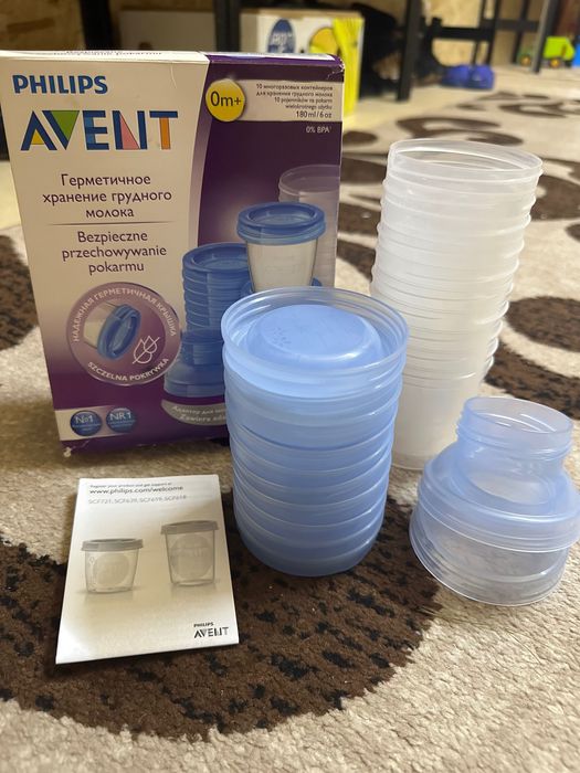 Контейнери для зберігання грудного молока Avent Philips