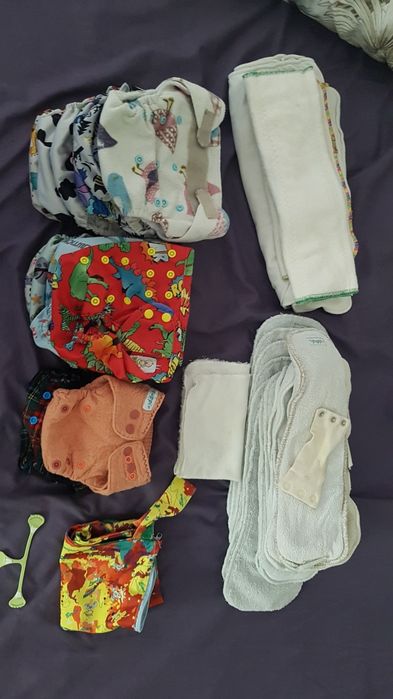 Pieluchy wielorazowe duży zestaw