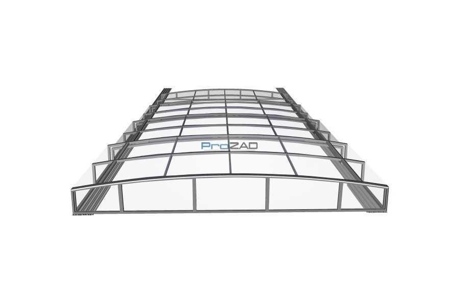 Zadaszenie basenowe 6,55 x 3,25m NOVA PrimeCover