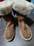 Botas de cano médio com pelo - Zara Kids - N. 34