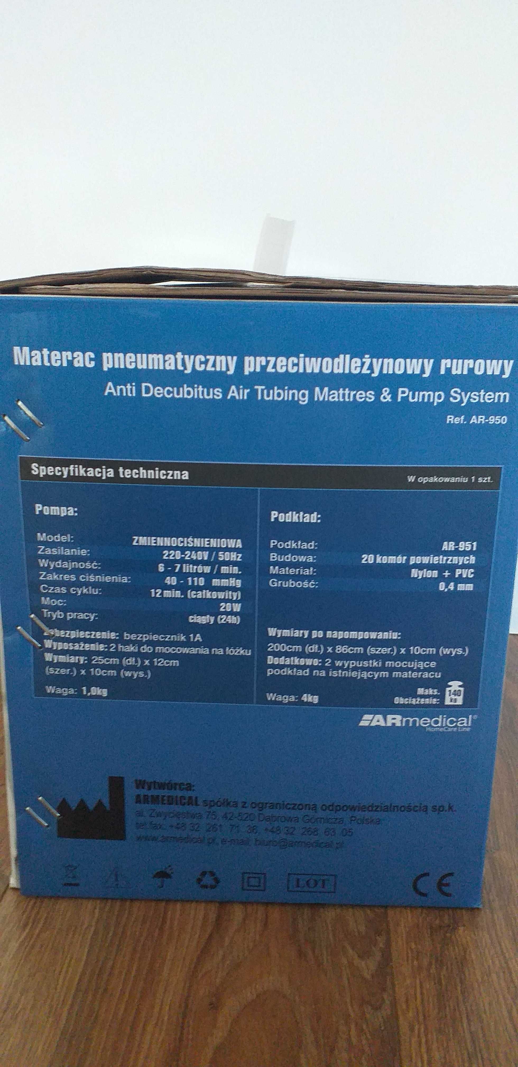 Materac przeciwodleżynowy  pneumatyczny AR-950