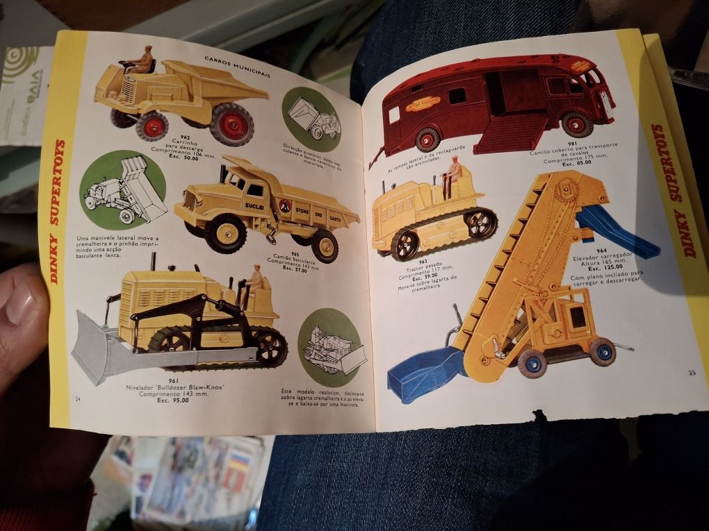 Catálogo Dinky toys português 1958