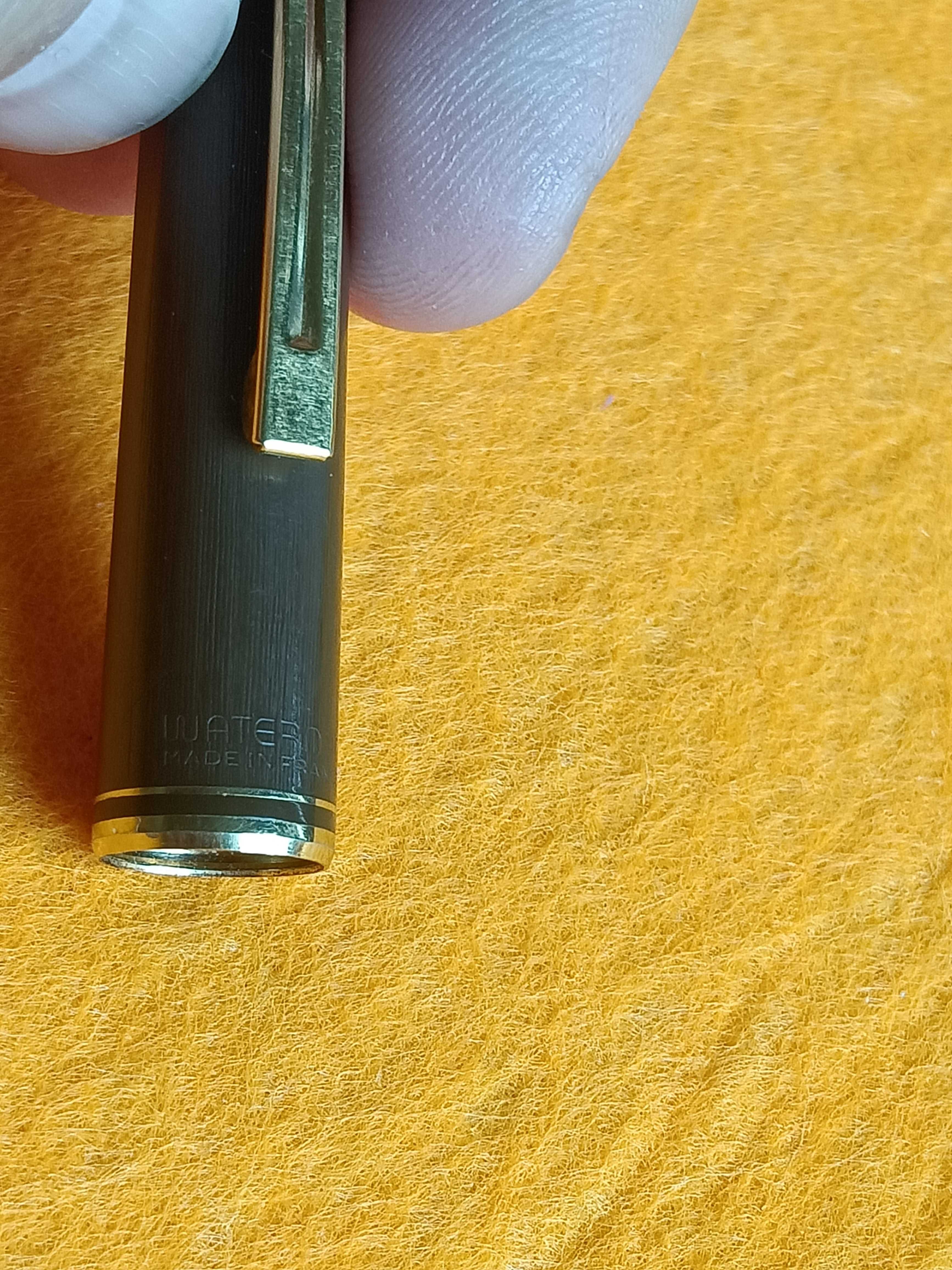 Caneta Waterman Concorde castanha aparo em ouro 18kts