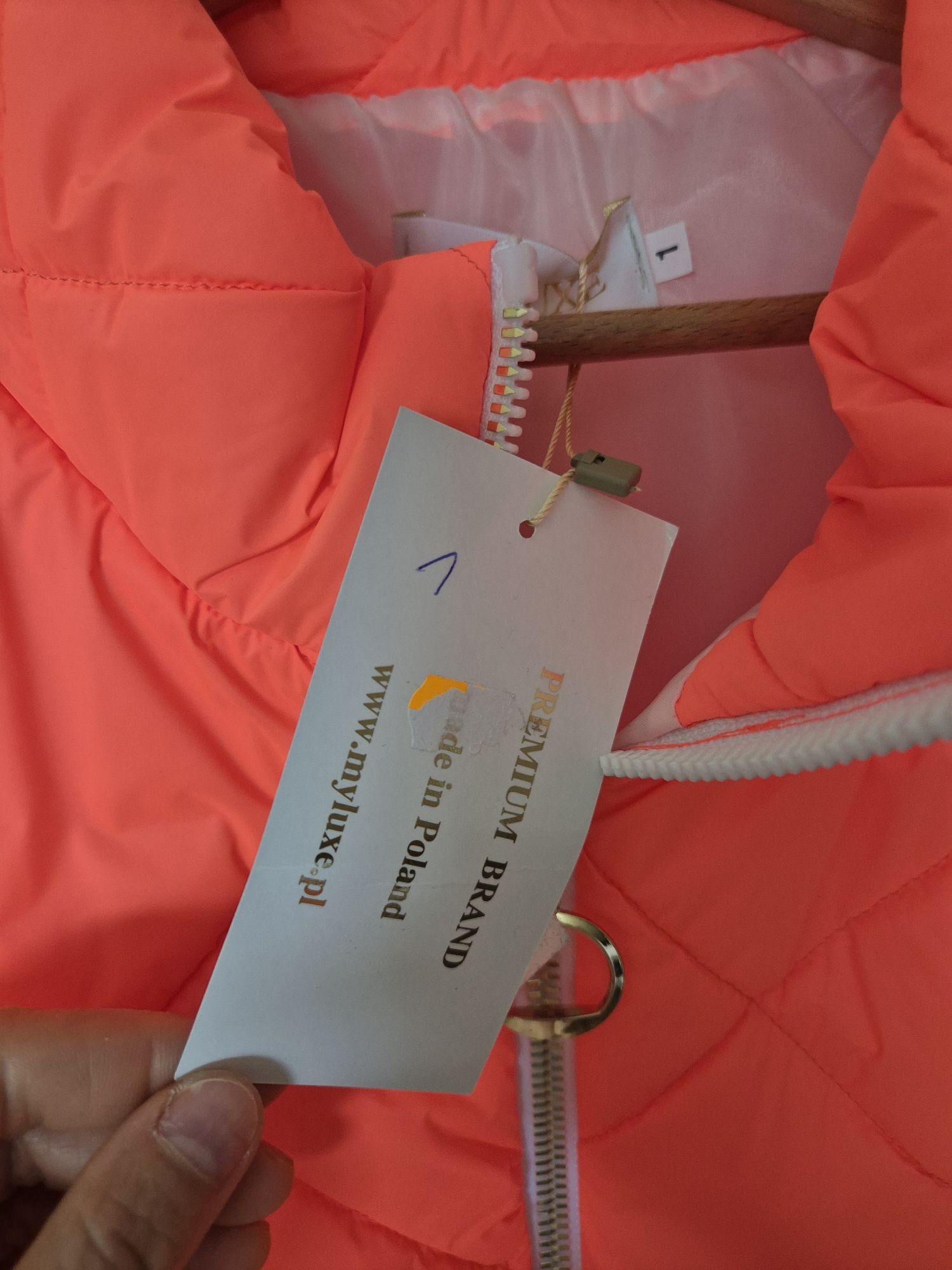 Kamizelka my luxe, rozm.1, neon pomarańcz