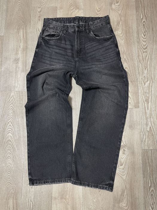 Baggy black jeans