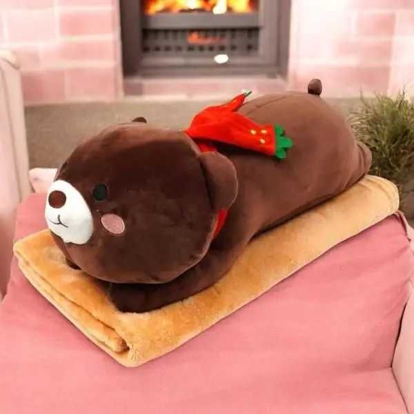 Игрушка-плед мишка 3в1 (57см) коричневый