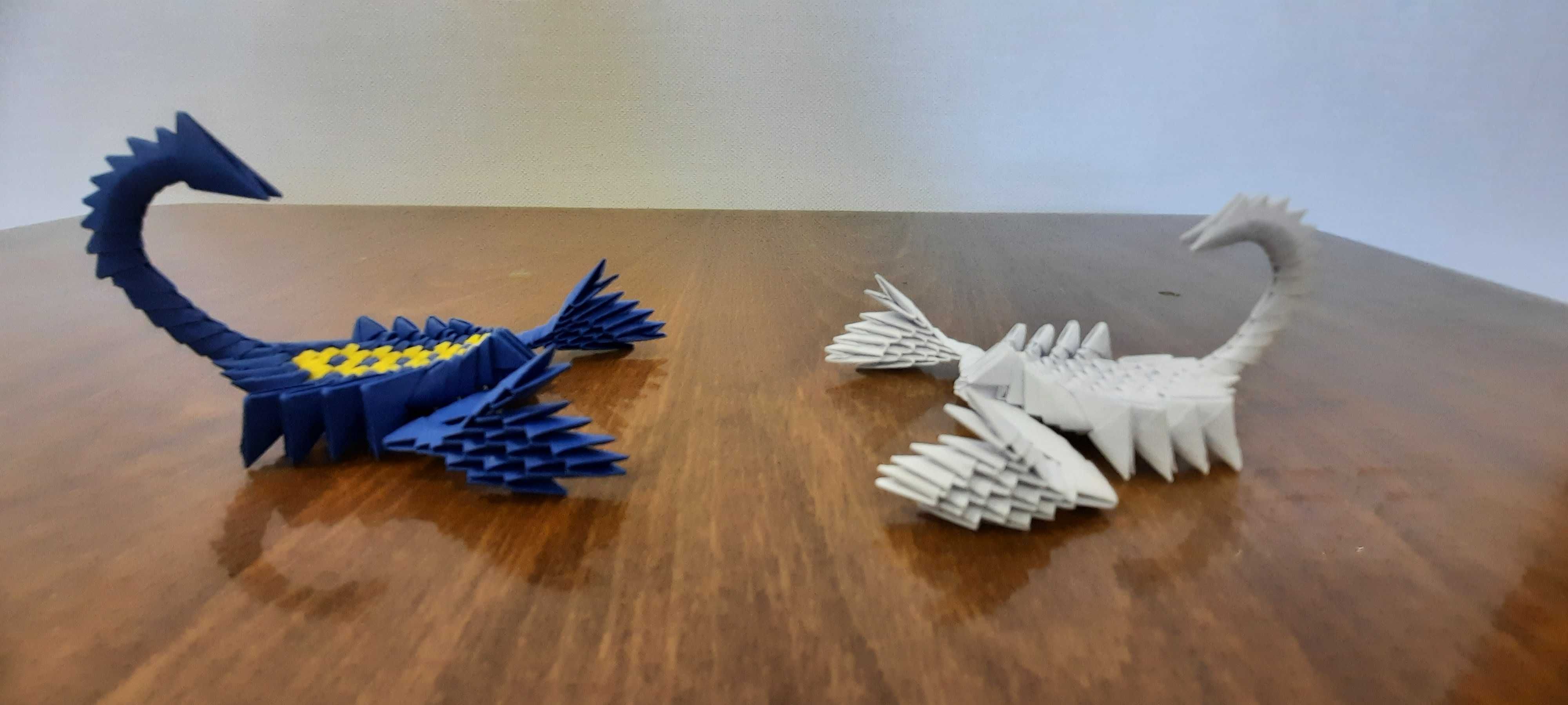 Вироби із модульного 3D оригамі.
Матеріал: папір, клей пва, душа.
