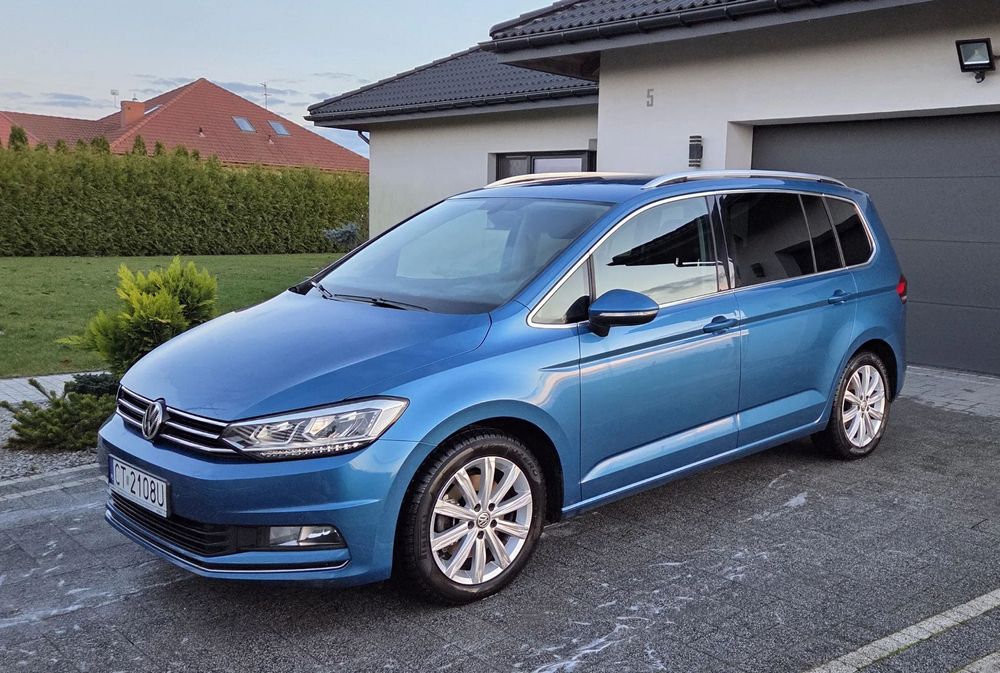 Volkswagen Touran Volkswagen Touran 2.0 TDI 150 KM • Automat • Polski Salon • SUPER STAN