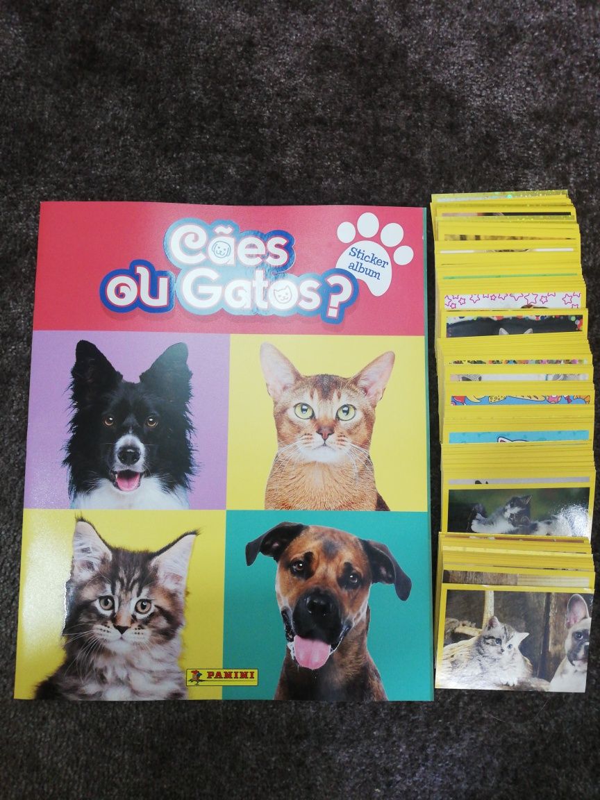 Caderneta completa Cães ou Gatos - Panini